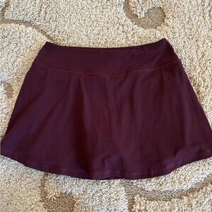 Burgundy Skater Skort